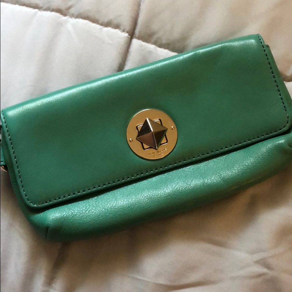 NWOT Turquoise Kate Spade Clutch